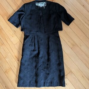 Jessica Howard Black Midi Dress